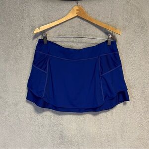 Athleta (size L) royal blue, tennis skort